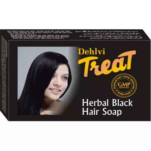 Dehlvi Ambar Treat Black Soap P-6 (75g)
