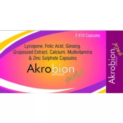 Akromed Akrobion Gold  Capsules (30 Capsules)