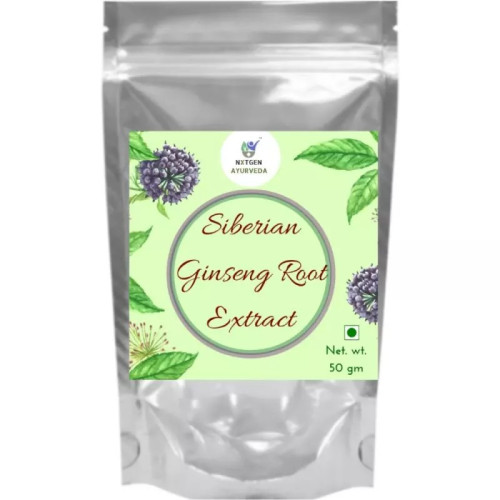 Nxtgen Ayurveda Siberian Ginseng Root Extract Powder (50g)