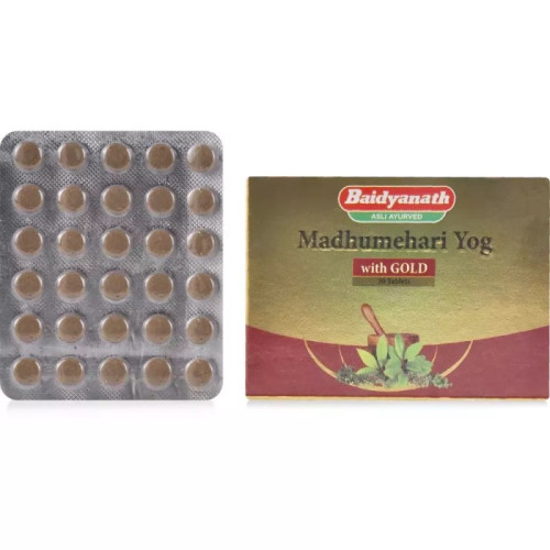 Baidyanath Madhumehari Yog with Gold (30 Tablets)