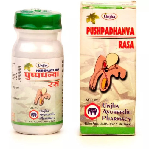 Unjha Pushpadhanwa Ras (40 Tablets)