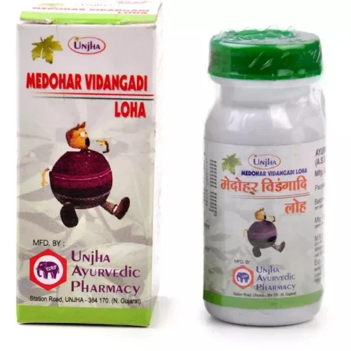 Unjha Medohar Vidangadi Lauh (40 Tablets)