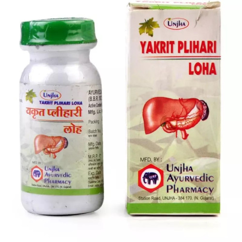Unjha Yakrit Plihari Lauh (40 Tablets)