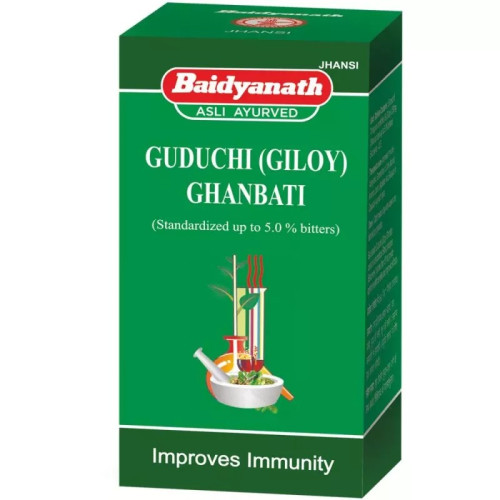 Baidyanath Guduchi Giloy Ghanbati (60 Tablets)
