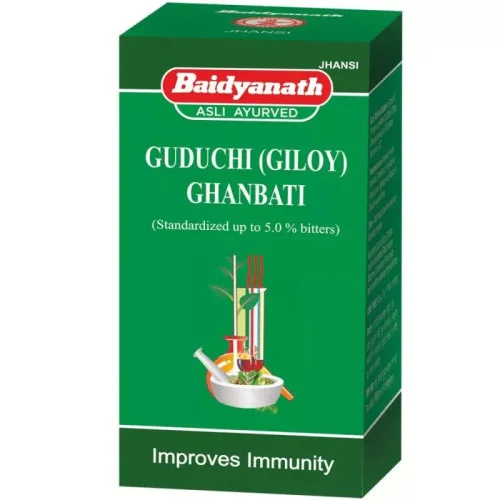 Baidyanath Guduchi Giloy Ghanbati (60 Tablets)