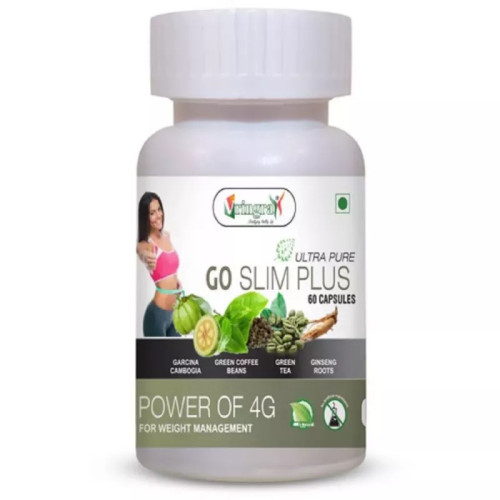 Vringra Go Slim Plus - Weight Loss  Capsules - Weight Reduce  Capsules (60 Capsules)