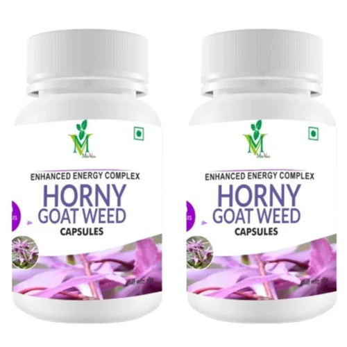 Mint Veda Horny Goat Weed Extract With Maca Root For Men And Women Vegetarian  Capsules (120 Capsules, Pack of 2)