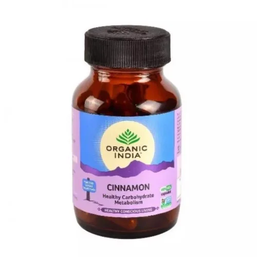 Organic India Cinnamon  Capsulesule (60 Capsules)