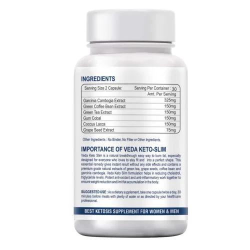 Vedapure Naturals Keto Slim  Capsulesule (60 Capsules)