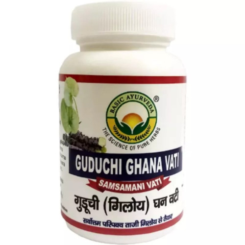 Basic Ayurveda Guduchi Ghan Vati (Samsamani Vati) (60 Tablets)
