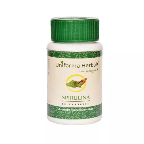 Unifarma Herbals Spirulina (60 Capsules)