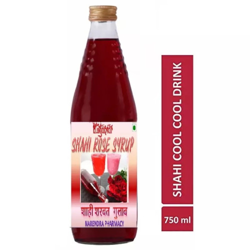 Yugantar Shahi Rose Syrup With Silver Leaves (750ml)
