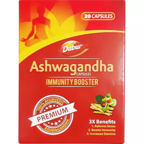 Dabur Ashwagandha  Capsules Immunity Booster (20 Capsules)