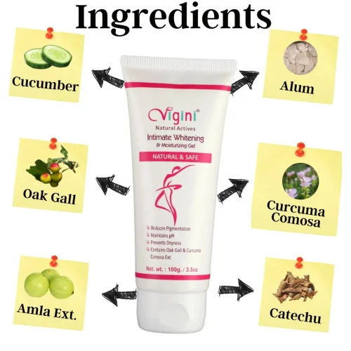 Vigini Intimate Whitening Lightening Moisturizing Lubricant Lubricating Lube Gel (100g)