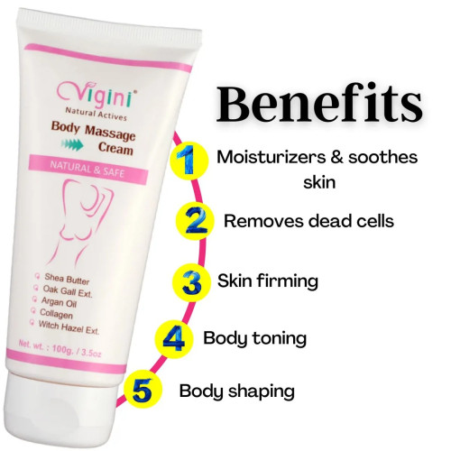 Vigini Body Bust Breast Toner Massage Gel Cream (100g)