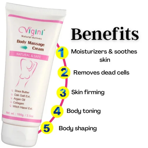 Vigini Body Bust Breast Toner Massage Gel Cream (100g)
