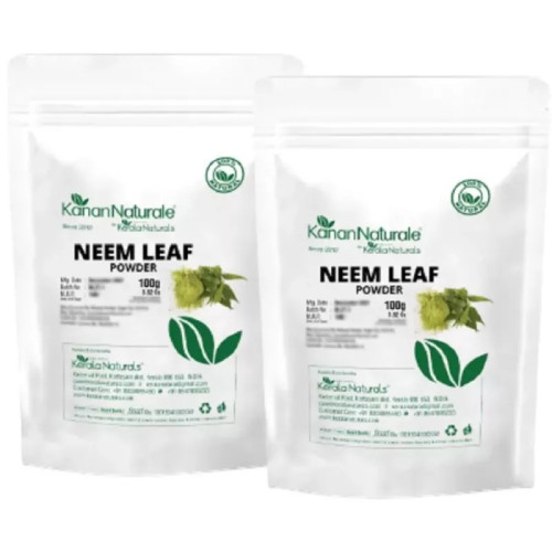 Kerala Naturals Organic Neem Leaf Powder (100g, Pack of 2)