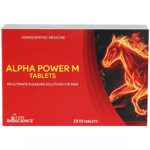 LDD Bioscience Alpha Power M  Tablet (15 Tablets, Pack of 2)