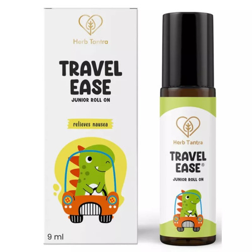 Herb Tantra Travel Ease Junior Kids Roll On For Motion Sickness And Nausea (9ml)