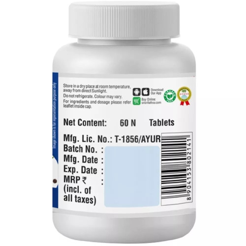 Sri Sri Tattva Turmeric Plus With Pepper 500Mg  Tablet (60 Tablets)