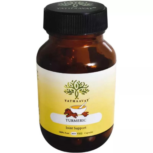 Yathaavat Turmeric (Haldi)  Capsules (60 Capsules)