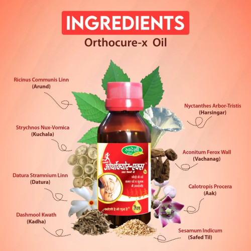 Swadeshi Ayurved Orthocure-X Oil (100ml)