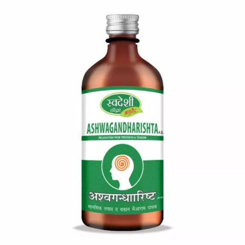 Swadeshi Ayurved Ashwagandharisht (500ml)