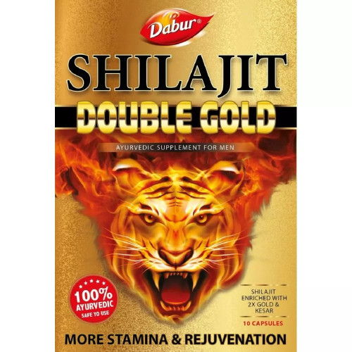Dabur Shilajit Double Gold (10 Capsules)
