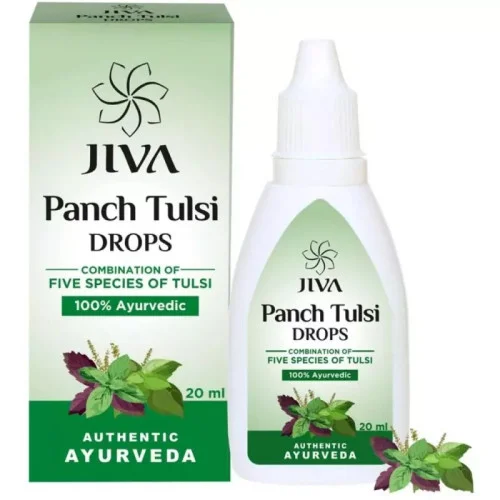 Jiva Ayurveda Panch Tulsi Drops (20ml)