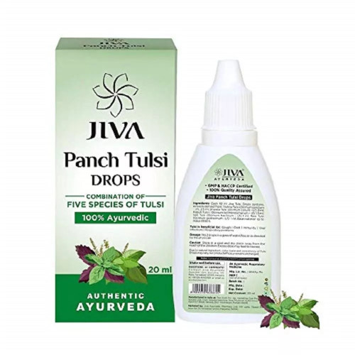 Jiva Ayurveda Panch Tulsi Drops (20ml)