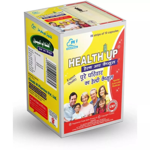 Health Up Ayurvedic Weight Gainer  Capsulesule (60 Capsules)