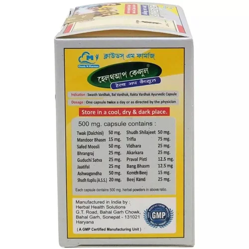 Health Up Ayurvedic Weight Gainer  Capsulesule (60 Capsules)