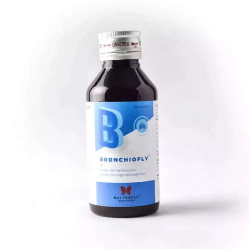 Butterfly Ayurveda Bronchiofly Ayurvedic Cough Relieving Syrup (100ml)
