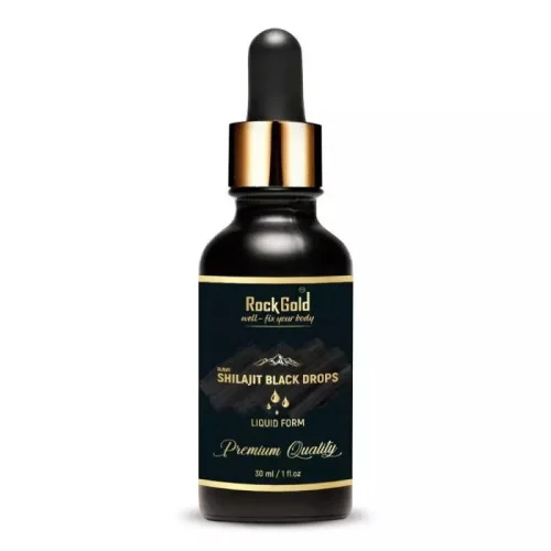 Rock Gold Pure Ayurvedic Raw Shilajit/Shilajeet Liquid (30ml)