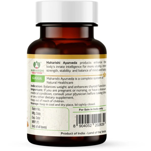 Maharishi Ayurveda Organic Guggul  Tablets (60 Tablets)