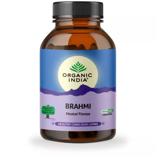 Organic India Brahmi  Capsules (180 Capsules)