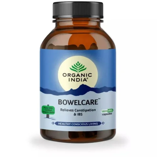 Organic India Bowel Care  Capsules (180 Capsules)