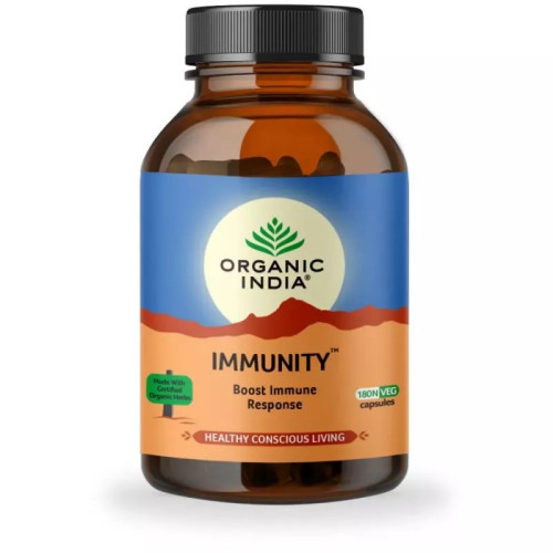 Organic India Immunity  Capsules (180 Capsules)