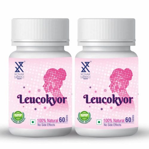 Xovak Pharma Tech Leucokyor  Tablets (60 Tablets, Pack of 2)