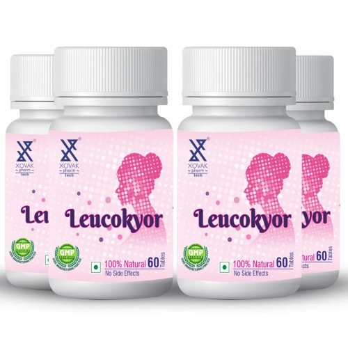 Xovak Pharma Tech Leucokyor  Tablets (60 Tablets, Pack of 4)
