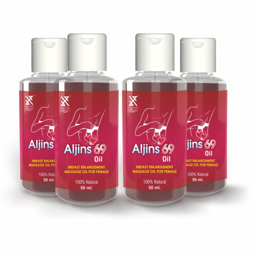 Xovak Pharma Tech Aljins 69 Oil For Female Breast Massage Oil (50ml, Pack of 4)