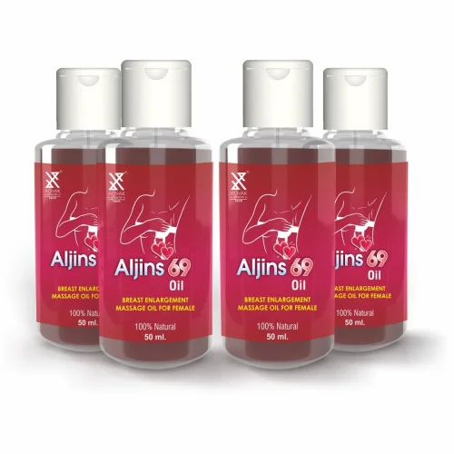 Xovak Pharma Tech Aljins 69 Oil For Female Breast Massage Oil (50ml, Pack of 4)