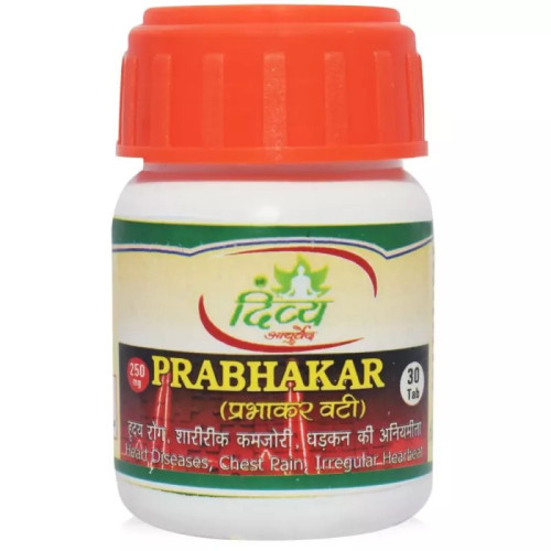 Shree Divya Ayurved Prabhakar Vati (30 Tablets)