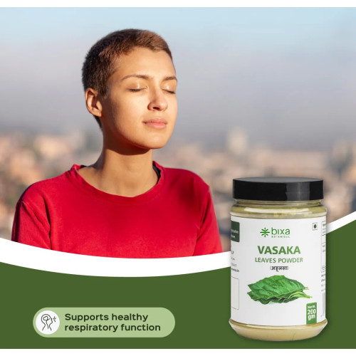 Bixa Botanical Vasaka Leaves Powder Adhatoda Vasaka (200g)
