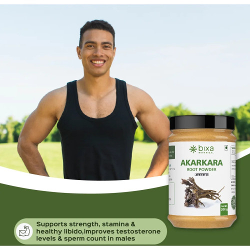 Bixa Botanical Akarkara Root Powder Anacyclus Pyrethrum (200g)