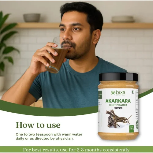 Bixa Botanical Akarkara Root Powder Anacyclus Pyrethrum (200g)