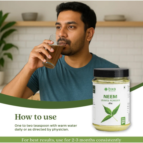 Bixa Botanical Neem Leaves Powder Azadirchta Indica (200g)