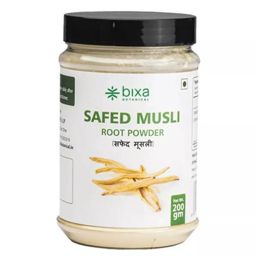 Bixa Botanical Safed Musli Root Powder Chlorophytum Borivilianum (200g)