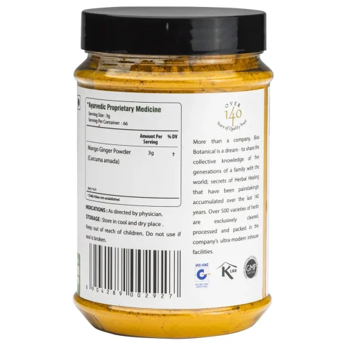 Bixa Botanical Ambehaldi Powder Curcuma Amada (200g)
