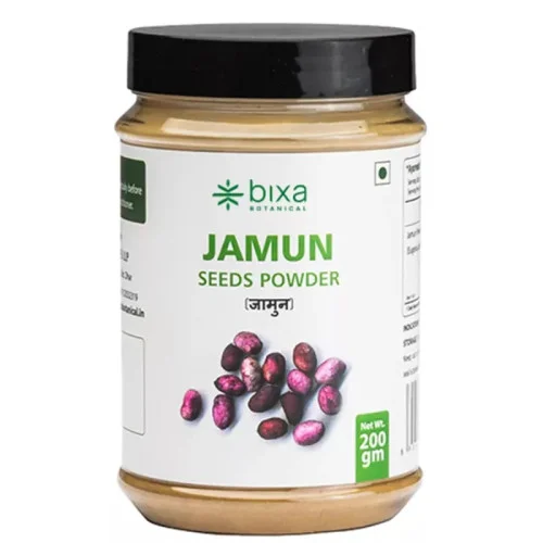 Bixa Botanical Jamun Seed Powder Eugenia Jambolana (200g)